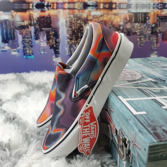 Vans Classic slip-on dark aura multi color (CL) - Picture 4 of 15